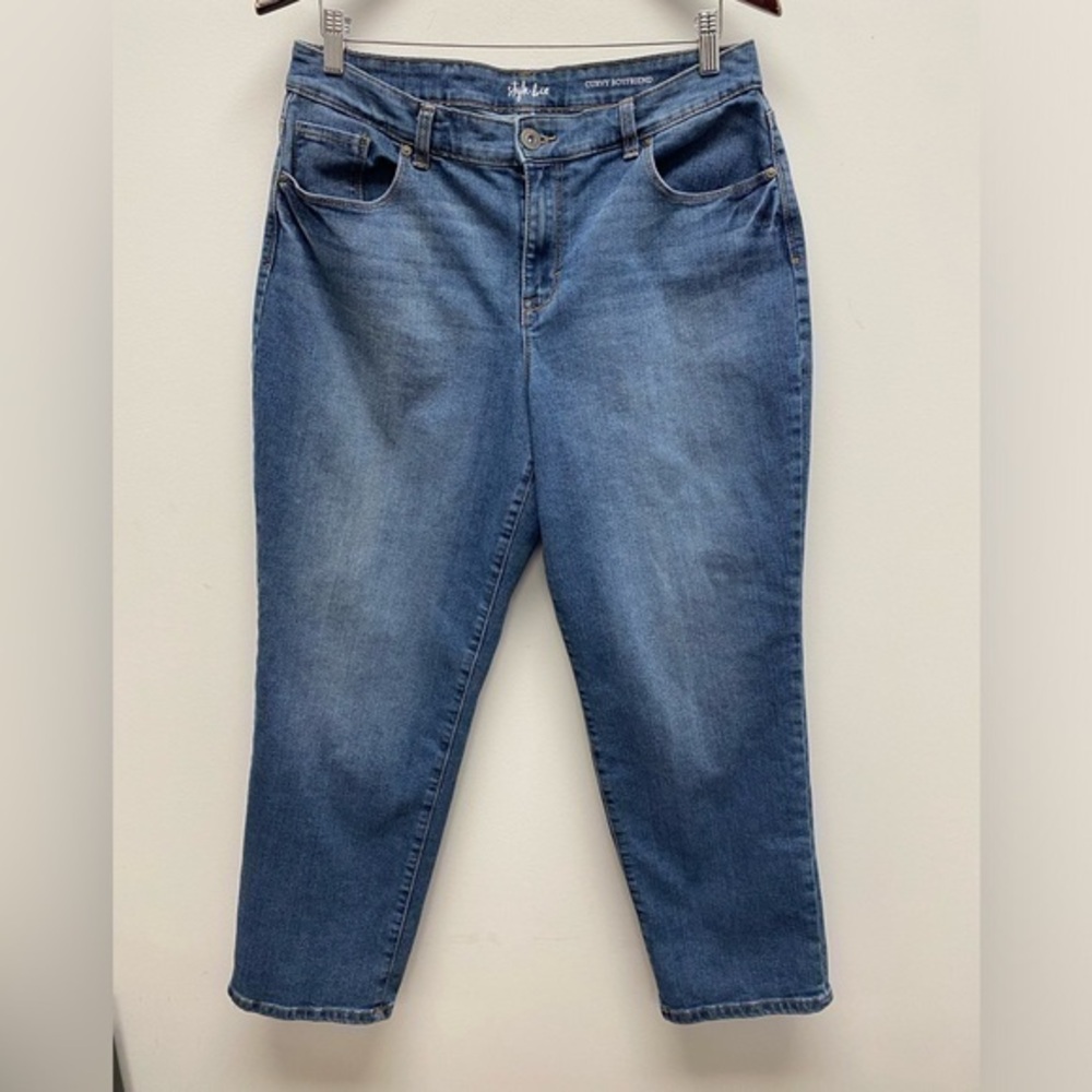 ✨ 4 for $30 ✨ Style & Co Jeans Curvy Boyfriend Stretch Denim Size 12